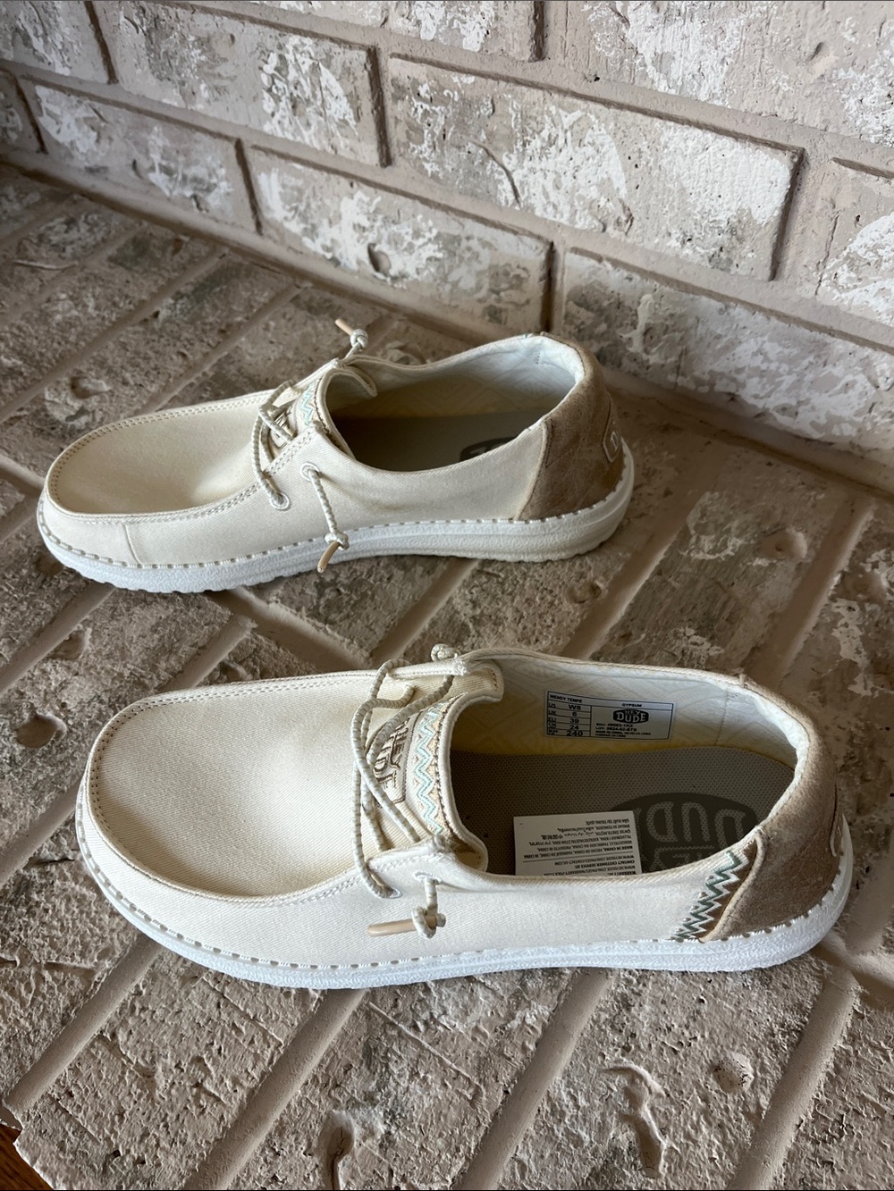 🆕 Hey Dude Women's Wendy Tempe Casual Shoes - Gypsum - Size 8 NWOT - Picture 5 of 12